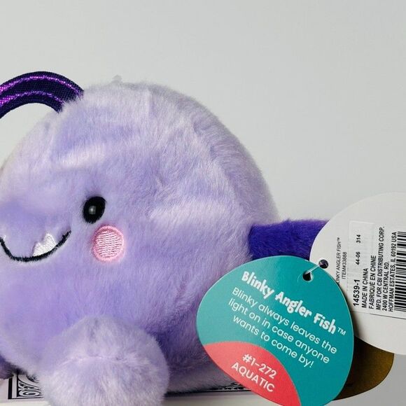 Aurora World Plush - Palm Pals - Blinky Angler Fish (5 inch) - Stuffed Plush - Picture 5 of 5